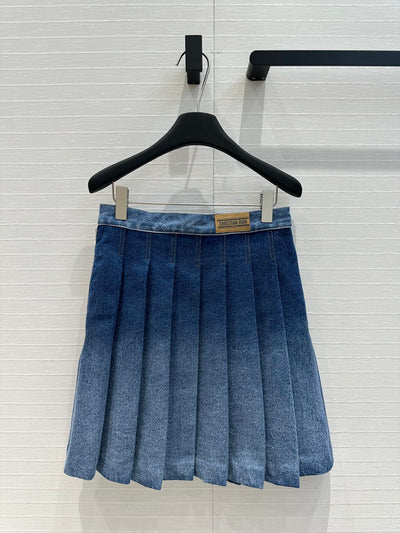 DIO* 24SS gradient washed denim short sleeve jacket/skirt 1:1 VIP 8