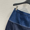 FEN* 24SS Colorblock High Waist Denim Skirt 1:1 VIP 8