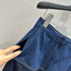 FEN* 24SS Colorblock High Waist Denim Skirt 1:1 VIP 8