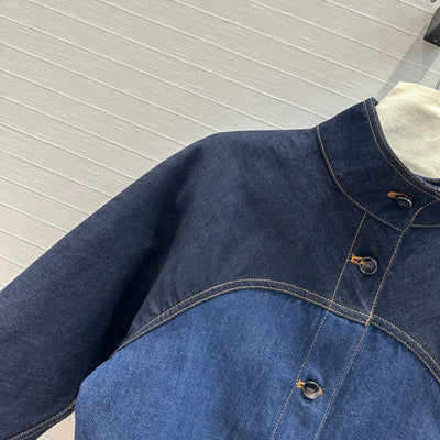 FEN * 24SS colorblock denim jacket/skirt 1:1 VIP 8