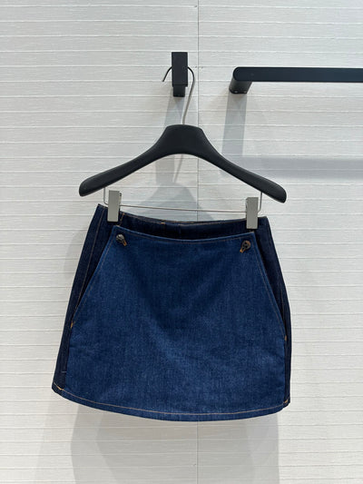 FEN * 24SS colorblock denim jacket/skirt 1:1 VIP 8