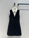 DIO* 24SS Fake Two-piece Vest Dress 1:1 VIP 8