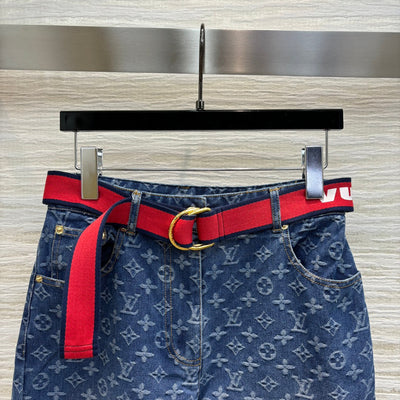 LOU* 24SS denim jacquard trousers 1:1 VIP 8