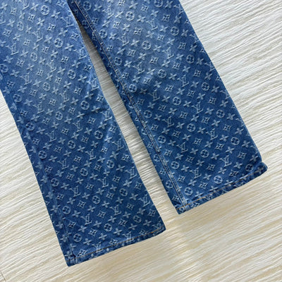 LOU* 24SS denim jacquard trousers 1:1 VIP 8