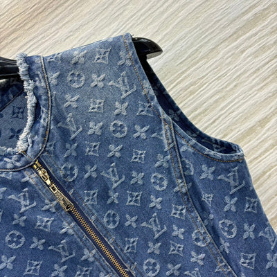 LOU* 24SS Denim Vest Dress 1:1 VIP 8