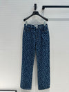 CHAN* 24SS Floral Straight Jeans 1:1 VIP