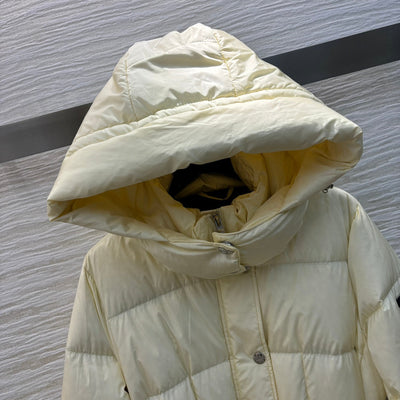 PRA* 24SS hooded down jacket 90% white goose down 1:1 VIP