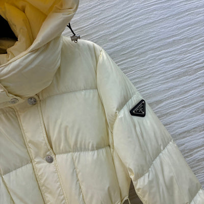 PRA* 24SS hooded down jacket 90% white goose down 1:1 VIP