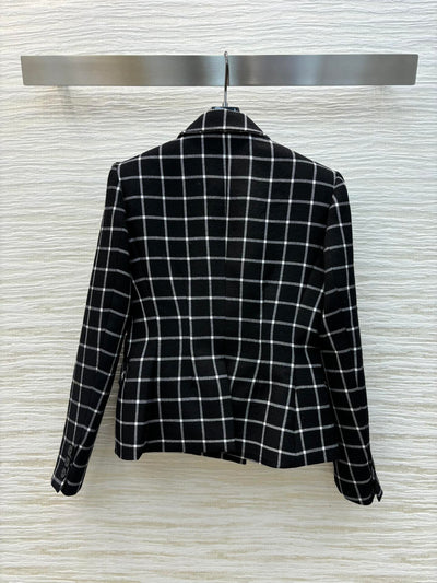 DIO* 24SS Plaid Blazer 1:1 VIP