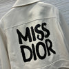 DIO* 24SS 100% Sheepskin Letter Graffiti Leather Jacket 1: 1VIP