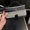 Loro Pia**2024 canvas striped shoulder bag