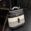 Loro Pia**2024 canvas striped shoulder bag