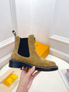 Louis Vuitton new 2025 new high quality VIP1:1 thick sole Chelsea ankle boots collection