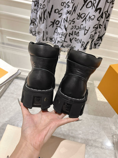 Louis Vuitton new 2025 new high quality VIP1:1 thick sole short boots Martin boots