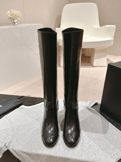 Chane** new 2025 new style high quality VIP1:1 boots Cowhide fabric, sheepskin lining