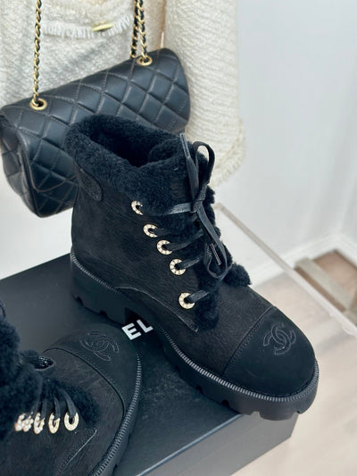 CHANE**2025 autumn and winter new VIP1:1 color matching lace-up snow boots Martin boots