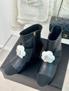 CHANE**2025 Autumn and Winter New VIP1:1 Camellia Bowknot Boots