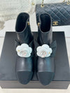 CHANE**2025 Autumn and Winter New VIP1:1 Camellia Bowknot Boots