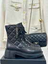 CHANE**2025 autumn and winter new VIP1:1 diamond letter thick heel short boots