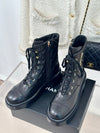 CHANE**2025 autumn and winter new VIP1:1 diamond letter thick heel short boots