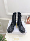 Dio* 2025 autumn and winter new VIP1:1 rattan check motorcycle boots