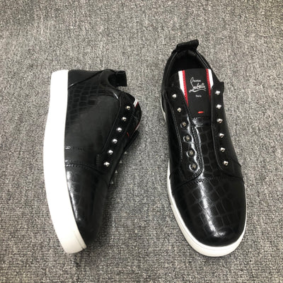 Christia* Loubouti* Red Sole Shoes Men's Black