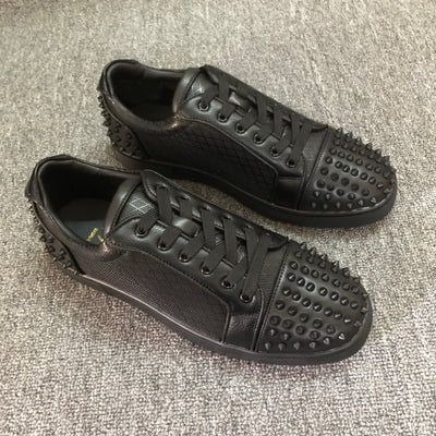 Christia* Loubouti* black men's shoes