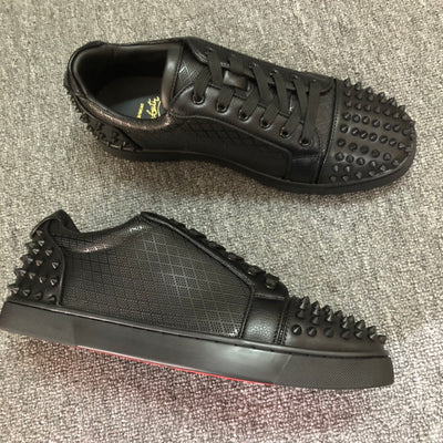 Christia* Loubouti* black men's shoes