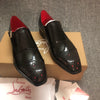 Christia* Loubouti* Black Men's Leather Shoes New