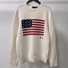 Ralph* Lauren* Men's Flag Knit Sweater VIP High Quality